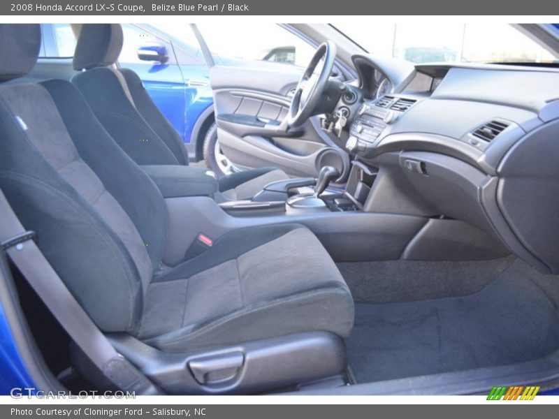 Belize Blue Pearl / Black 2008 Honda Accord LX-S Coupe