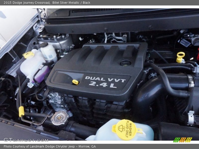 Billet Silver Metallic / Black 2015 Dodge Journey Crossroad