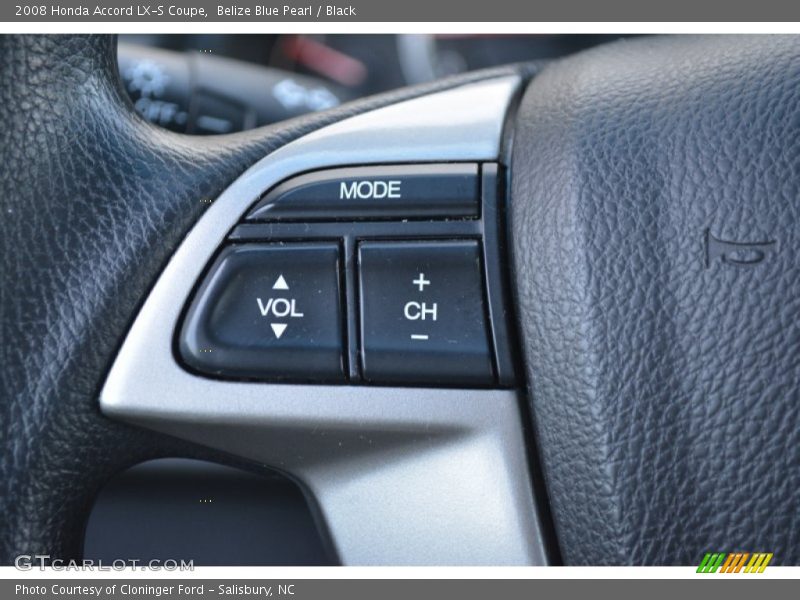 Belize Blue Pearl / Black 2008 Honda Accord LX-S Coupe