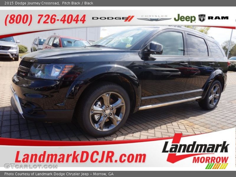 Pitch Black / Black 2015 Dodge Journey Crossroad