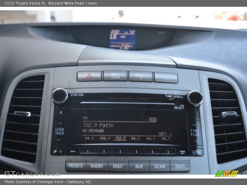 Blizzard White Pearl / Ivory 2010 Toyota Venza I4