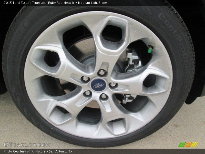 Ruby Red Metallic / Medium Light Stone 2015 Ford Escape Titanium