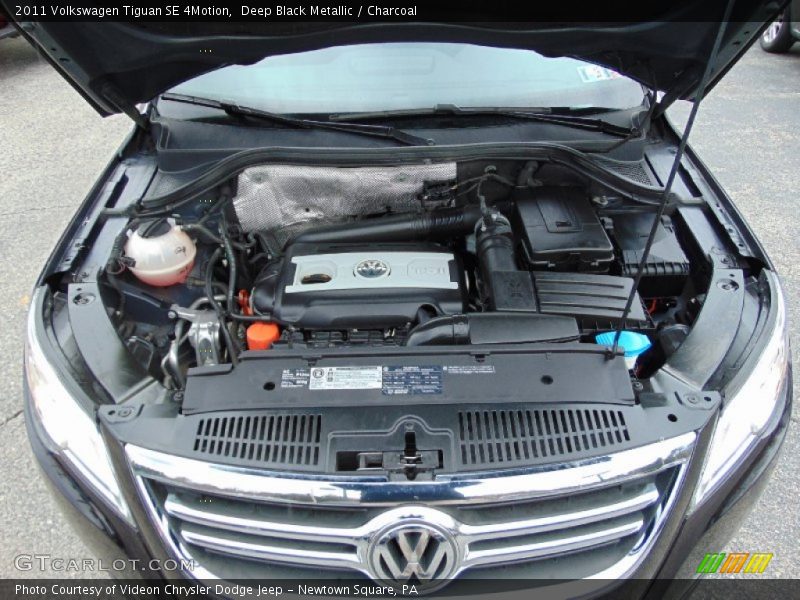 Deep Black Metallic / Charcoal 2011 Volkswagen Tiguan SE 4Motion