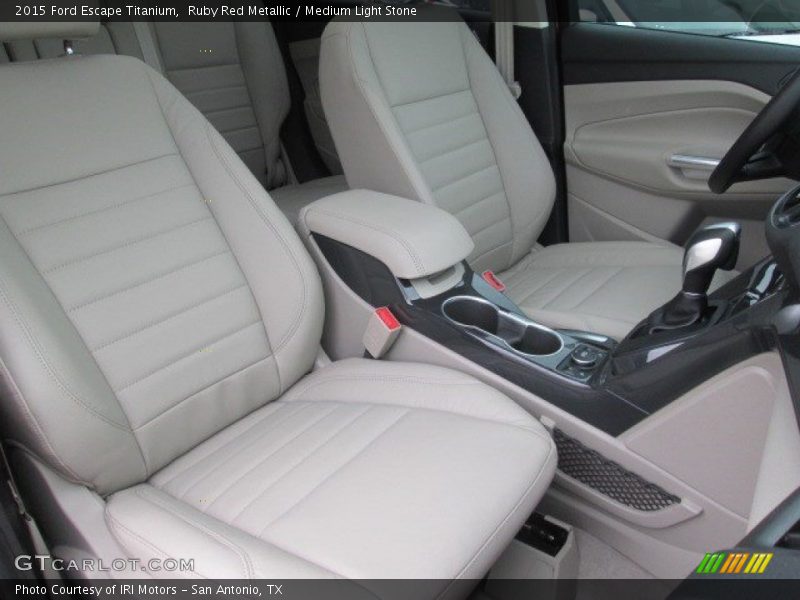 Ruby Red Metallic / Medium Light Stone 2015 Ford Escape Titanium