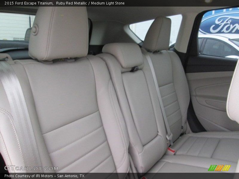 Ruby Red Metallic / Medium Light Stone 2015 Ford Escape Titanium