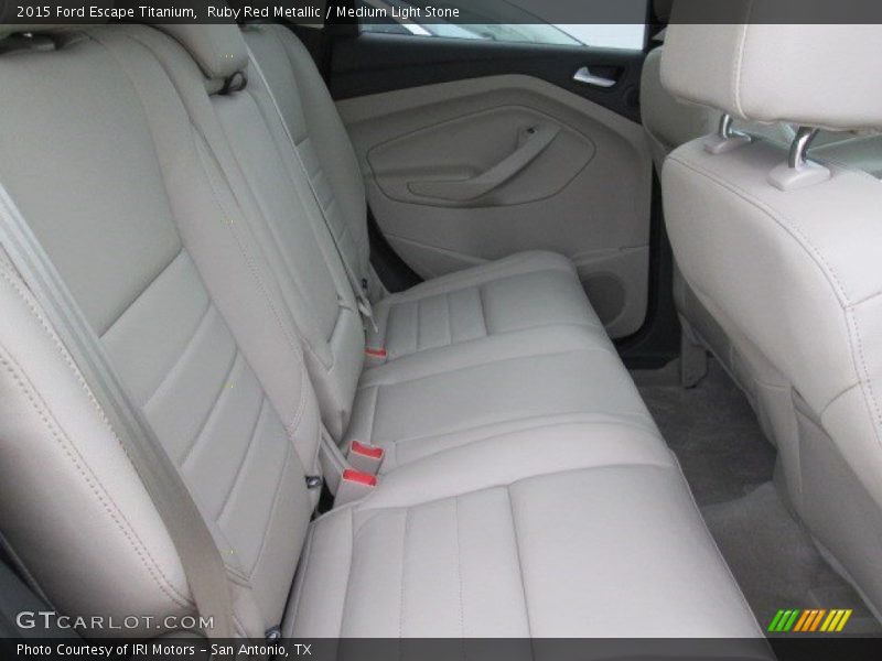 Ruby Red Metallic / Medium Light Stone 2015 Ford Escape Titanium