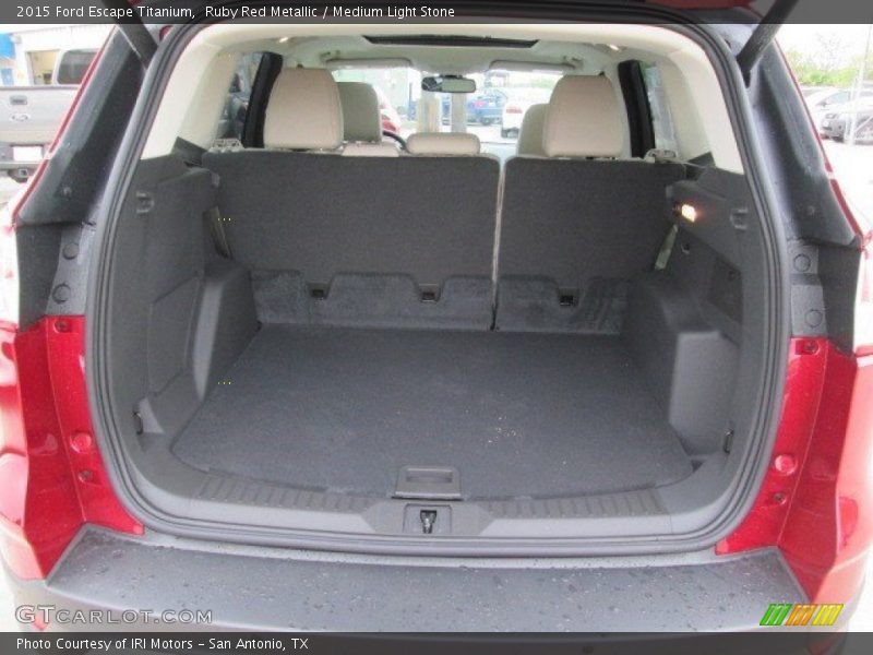 Ruby Red Metallic / Medium Light Stone 2015 Ford Escape Titanium