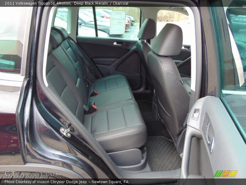 Deep Black Metallic / Charcoal 2011 Volkswagen Tiguan SE 4Motion