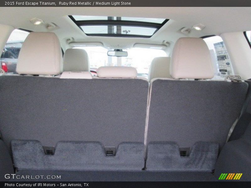 Ruby Red Metallic / Medium Light Stone 2015 Ford Escape Titanium