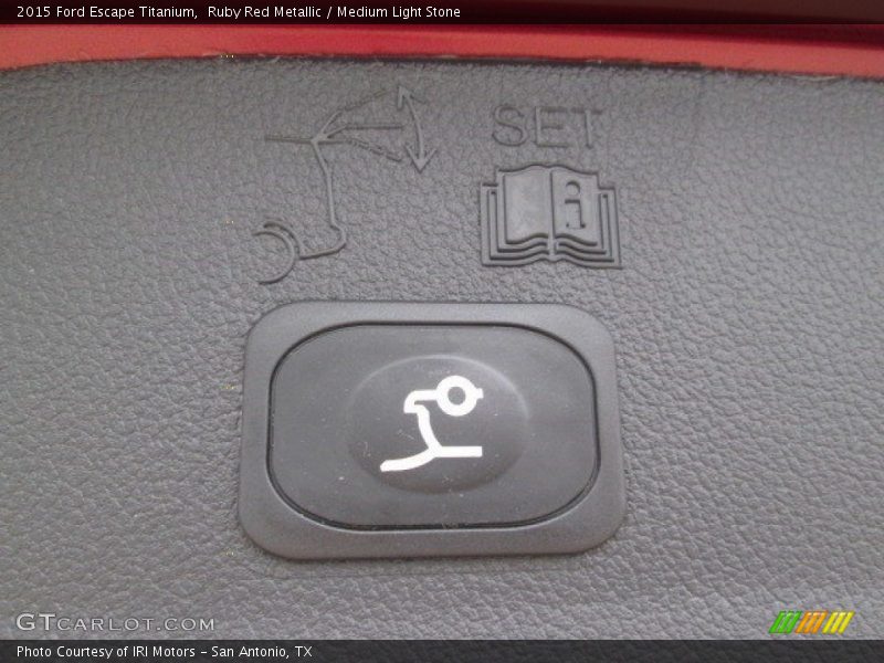 Ruby Red Metallic / Medium Light Stone 2015 Ford Escape Titanium