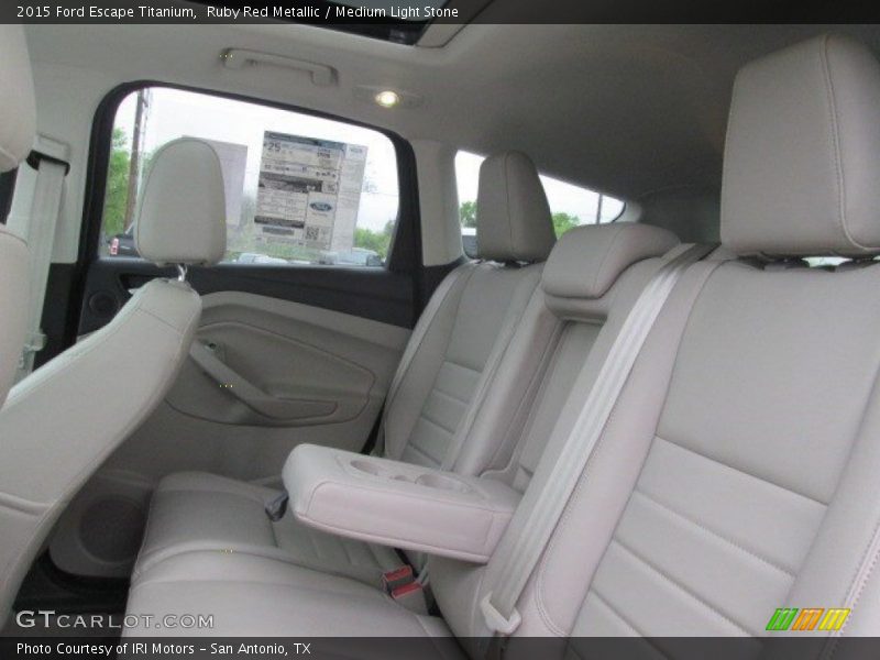 Ruby Red Metallic / Medium Light Stone 2015 Ford Escape Titanium