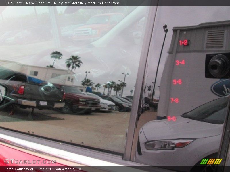Ruby Red Metallic / Medium Light Stone 2015 Ford Escape Titanium