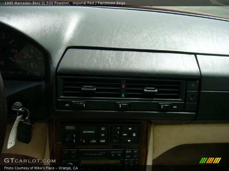 Imperial Red / Parchment Beige 1995 Mercedes-Benz SL 500 Roadster