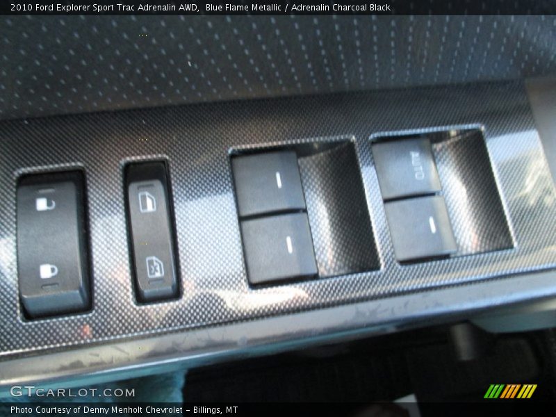 Blue Flame Metallic / Adrenalin Charcoal Black 2010 Ford Explorer Sport Trac Adrenalin AWD