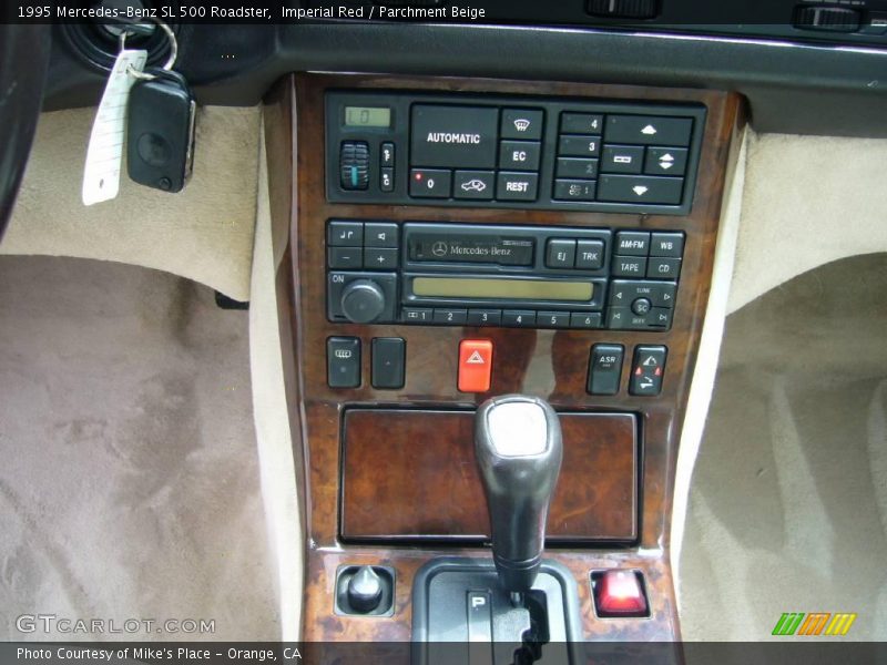 Imperial Red / Parchment Beige 1995 Mercedes-Benz SL 500 Roadster