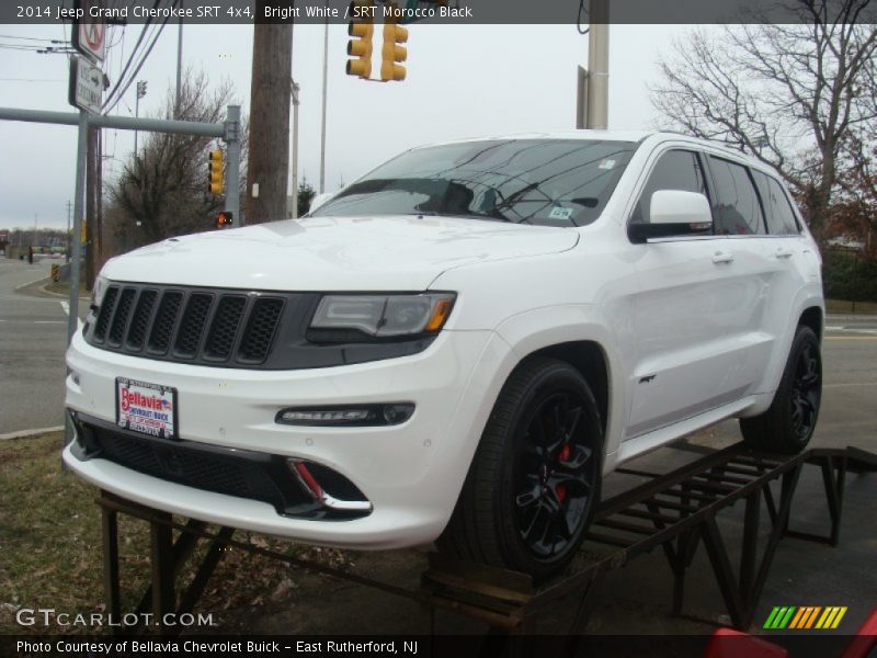 Bright White / SRT Morocco Black 2014 Jeep Grand Cherokee SRT 4x4