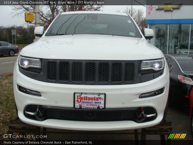 Bright White / SRT Morocco Black 2014 Jeep Grand Cherokee SRT 4x4