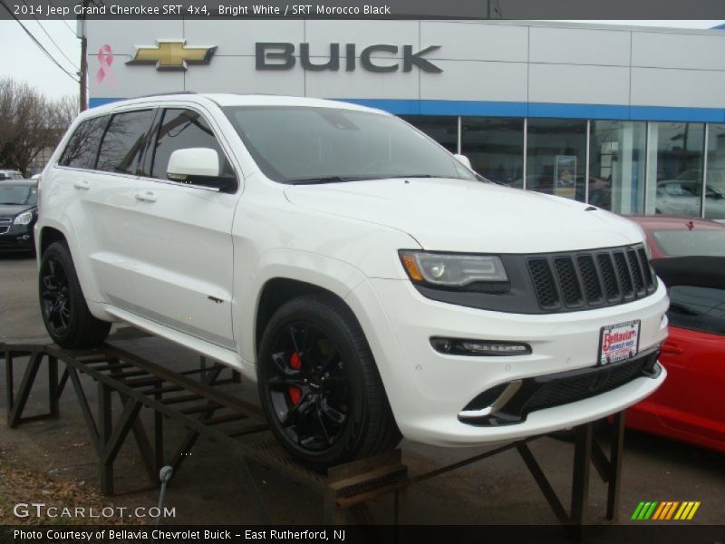 Bright White / SRT Morocco Black 2014 Jeep Grand Cherokee SRT 4x4