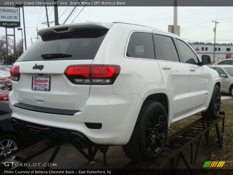 Bright White / SRT Morocco Black 2014 Jeep Grand Cherokee SRT 4x4