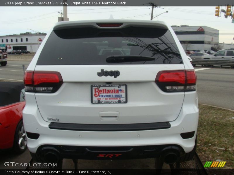 Bright White / SRT Morocco Black 2014 Jeep Grand Cherokee SRT 4x4