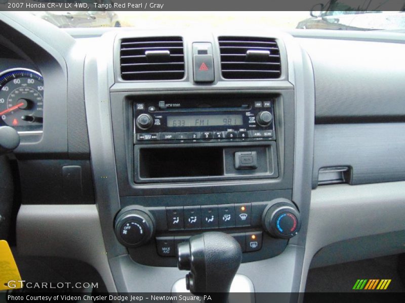 Tango Red Pearl / Gray 2007 Honda CR-V LX 4WD
