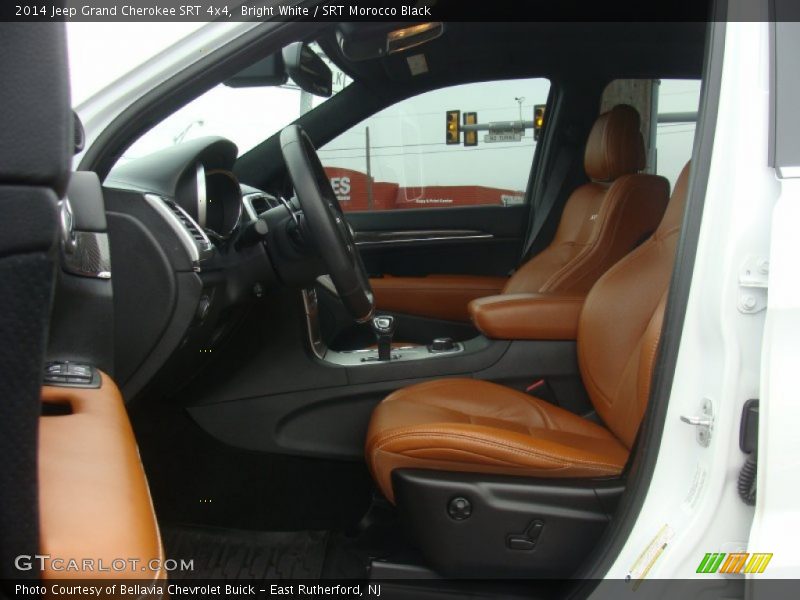 Bright White / SRT Morocco Black 2014 Jeep Grand Cherokee SRT 4x4
