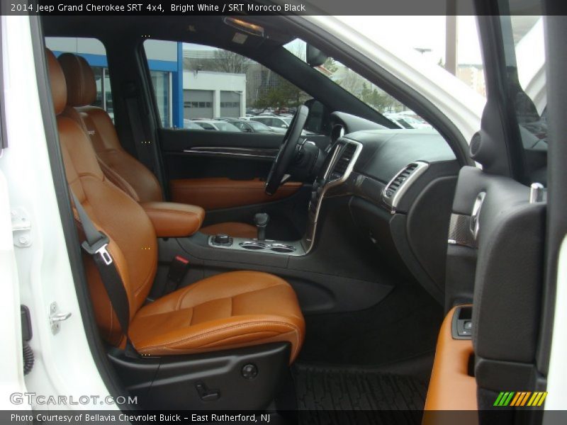 Bright White / SRT Morocco Black 2014 Jeep Grand Cherokee SRT 4x4