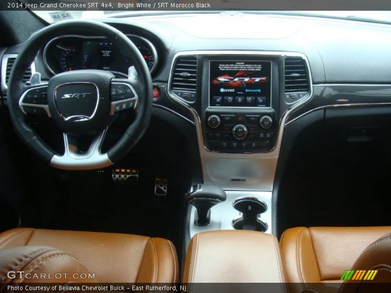 Bright White / SRT Morocco Black 2014 Jeep Grand Cherokee SRT 4x4