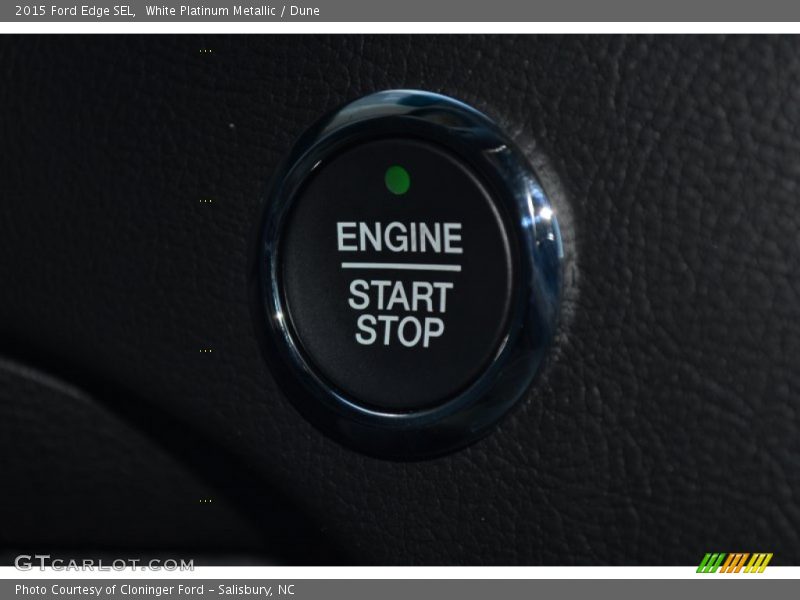 White Platinum Metallic / Dune 2015 Ford Edge SEL