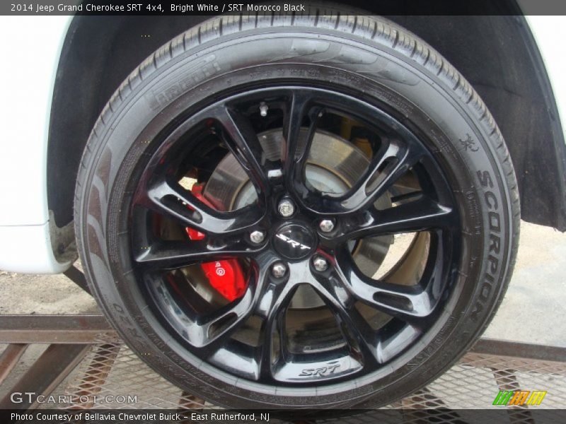 Bright White / SRT Morocco Black 2014 Jeep Grand Cherokee SRT 4x4