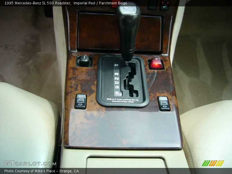 Imperial Red / Parchment Beige 1995 Mercedes-Benz SL 500 Roadster