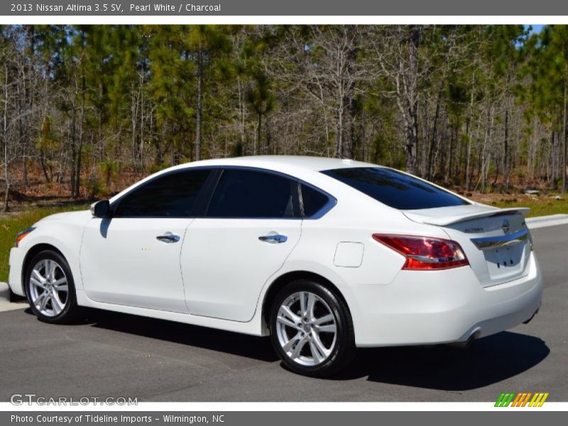 Pearl White / Charcoal 2013 Nissan Altima 3.5 SV