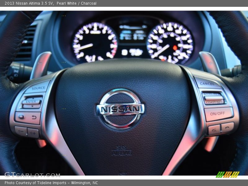 Pearl White / Charcoal 2013 Nissan Altima 3.5 SV
