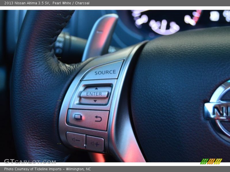 Pearl White / Charcoal 2013 Nissan Altima 3.5 SV
