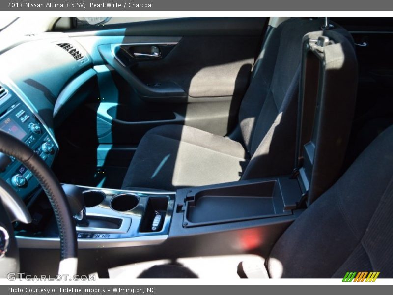 Pearl White / Charcoal 2013 Nissan Altima 3.5 SV