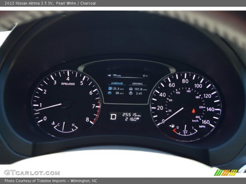 Pearl White / Charcoal 2013 Nissan Altima 3.5 SV