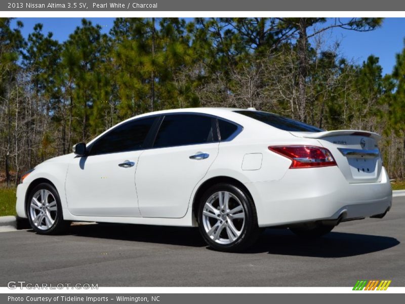 Pearl White / Charcoal 2013 Nissan Altima 3.5 SV