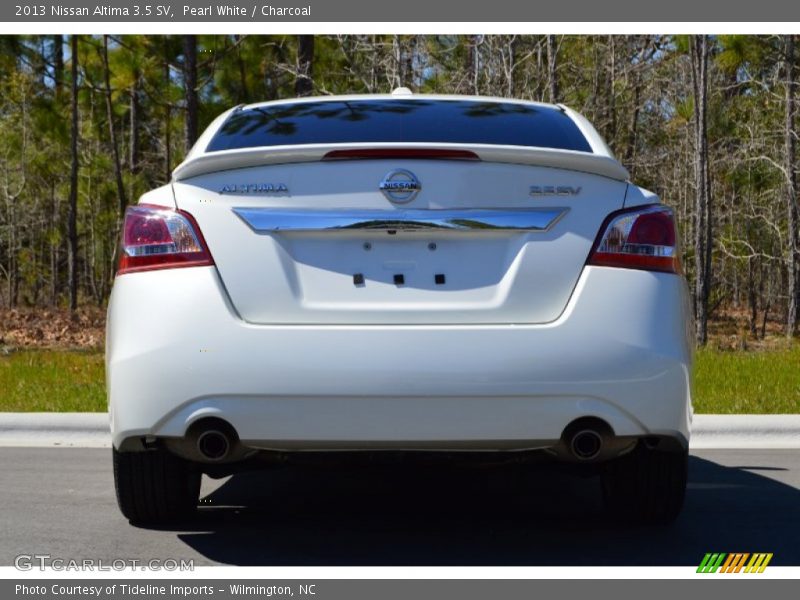 Pearl White / Charcoal 2013 Nissan Altima 3.5 SV