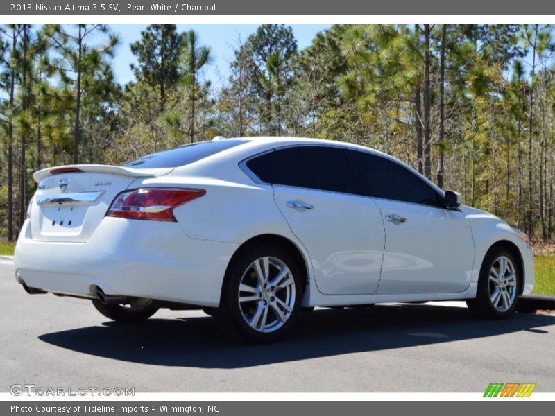 Pearl White / Charcoal 2013 Nissan Altima 3.5 SV