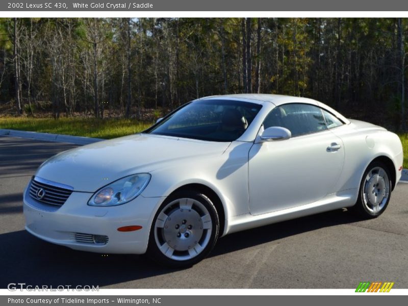 White Gold Crystal / Saddle 2002 Lexus SC 430