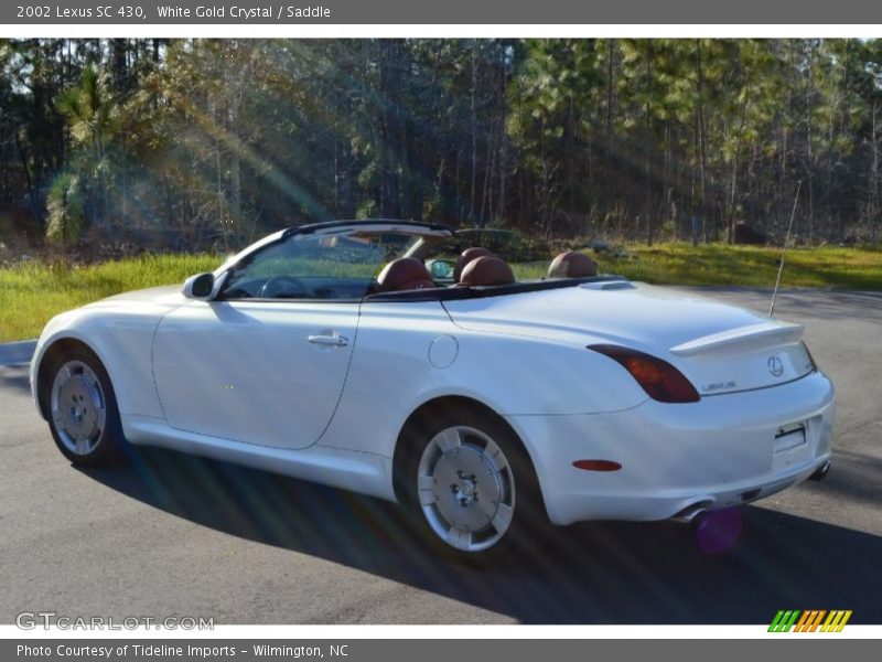 White Gold Crystal / Saddle 2002 Lexus SC 430