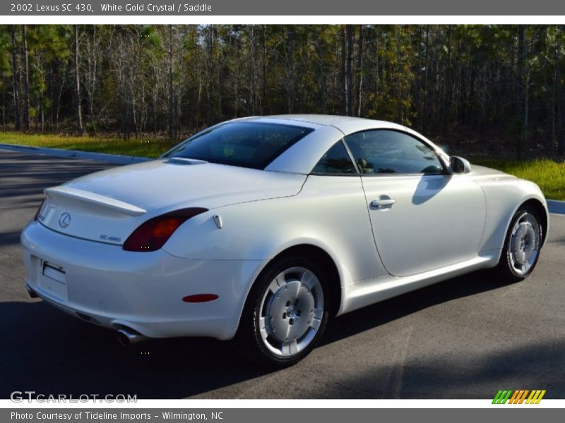 White Gold Crystal / Saddle 2002 Lexus SC 430