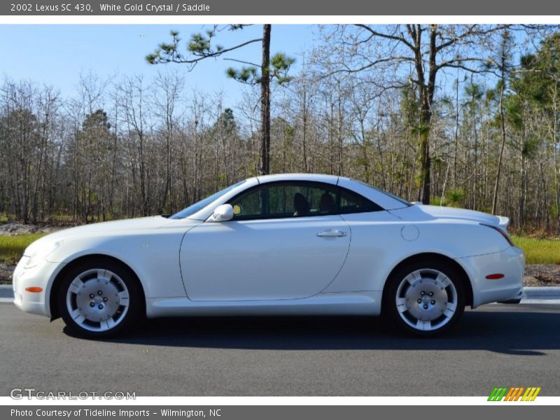White Gold Crystal / Saddle 2002 Lexus SC 430