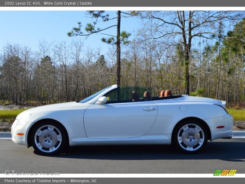 White Gold Crystal / Saddle 2002 Lexus SC 430