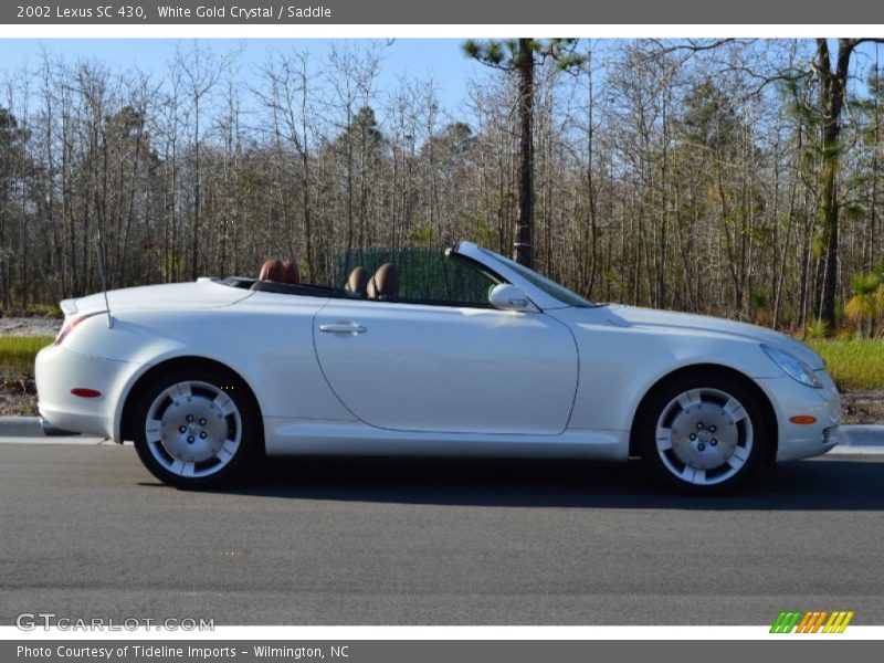 White Gold Crystal / Saddle 2002 Lexus SC 430