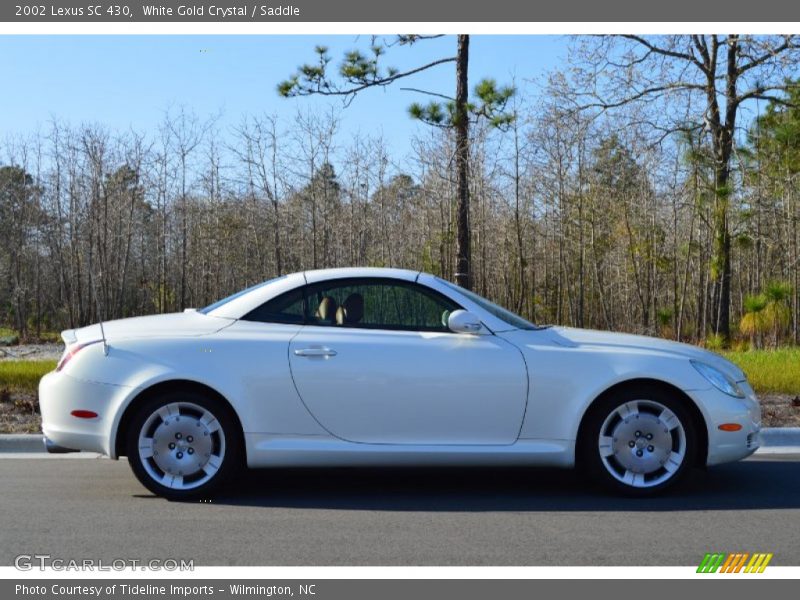 White Gold Crystal / Saddle 2002 Lexus SC 430