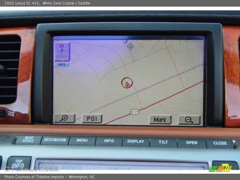 Navigation of 2002 SC 430