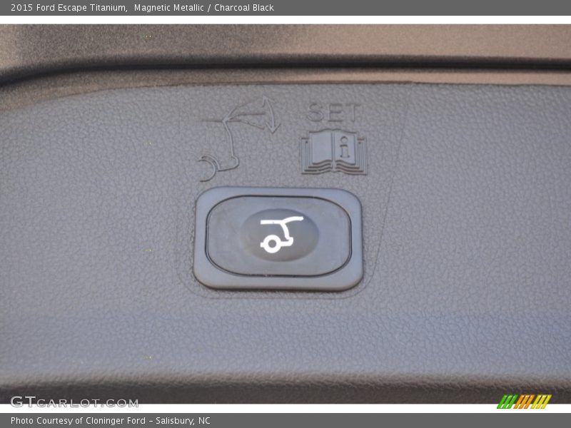 Magnetic Metallic / Charcoal Black 2015 Ford Escape Titanium