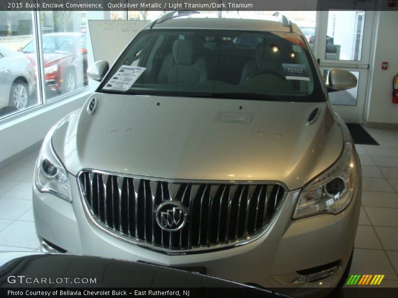 Quicksilver Metallic / Light Titanium/Dark Titanium 2015 Buick Enclave Convenience