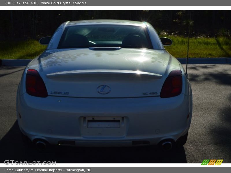 White Gold Crystal / Saddle 2002 Lexus SC 430